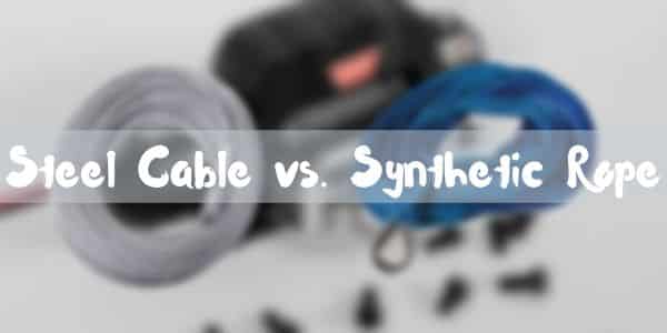 steel cable vs synthetic rope