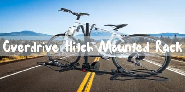 overdrive sport bike hitch mounted rack