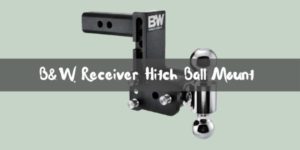 B&W Receiver Hitch Ball Mount